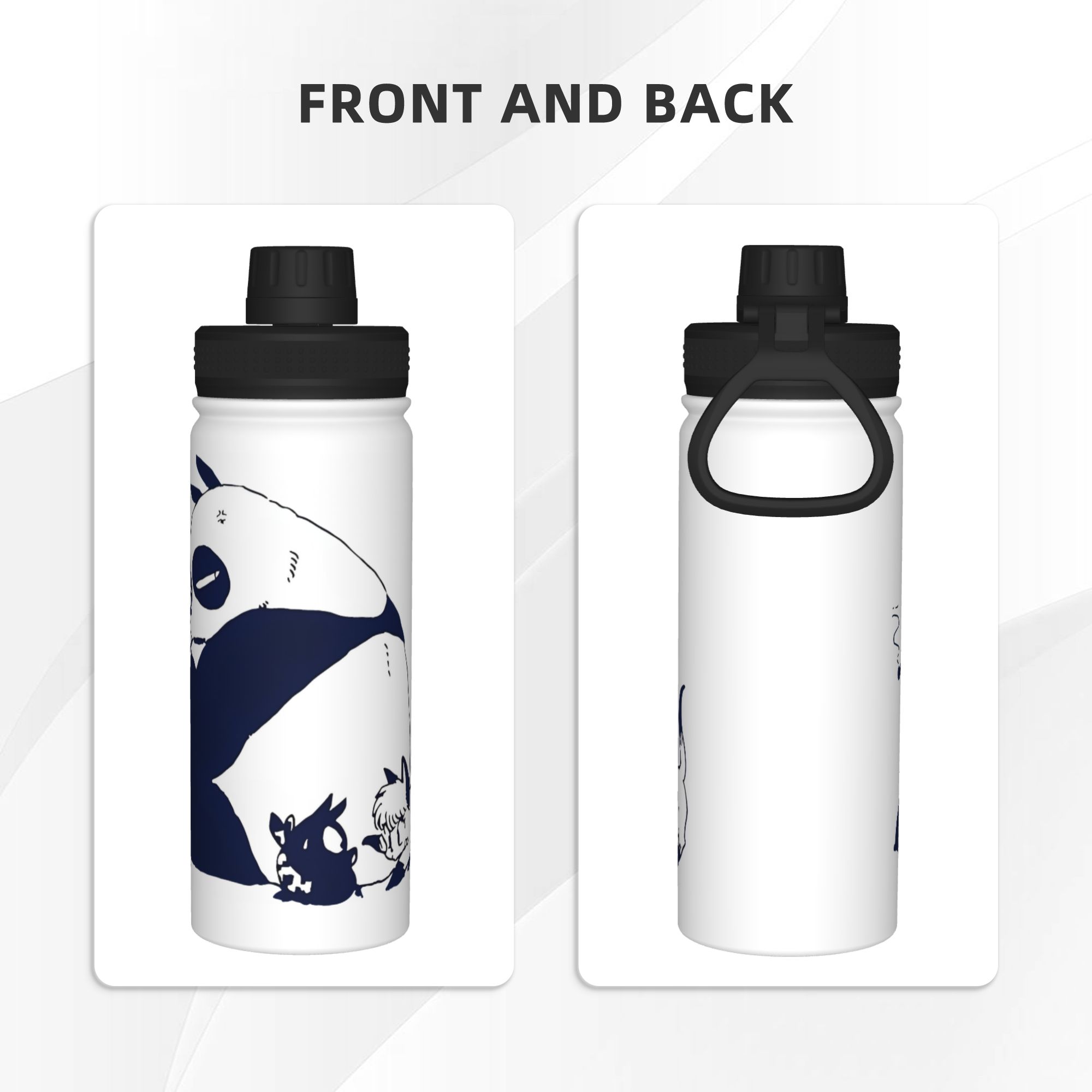 Ranma 1/2 Japanese Anime Panda - огляд і ціна Sports Water Bottle Insulated
